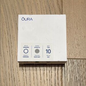 Ōura Ring Size 10 in Stealth Finish